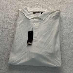 Mens White Palmland club Polo Shirt